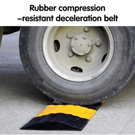 Rubber Speed Bump Car Parking Speed Bumper Heavy Duty Wear-Resistance Durable