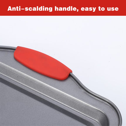 3PCS High Temp Non Stick Home Baking Tray Oven Safe Durable for Cakes Breads