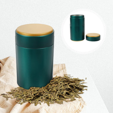 4PCS Airtight Coffee Bean Tea Storage Tin Set 4 Colour for Kitchen Pantry Use