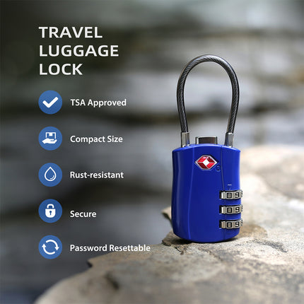 Zinc Alloy Combination Lock Anti-Theft For Luggage Cabinet Drawer Suitcase