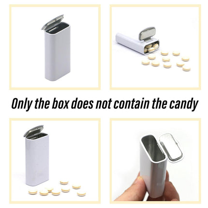 10PCS Clamshell Small Candy Box Metal Tin Storage Container Portable Iron Can
