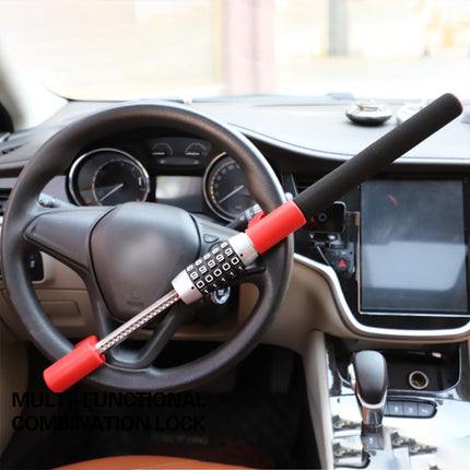 Car Steering Wheel Lock Anti Theft Security Code Lock for Vehicle Protection Use