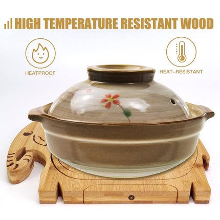 Foldable Bamboo Decorative Basket Collapsible 26x14x30cm Fish Pineapple Elephant