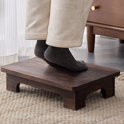 Solid Wood Low Tatami Coffee Table 50cm Japanese Floor Tea Table for Bay Window
