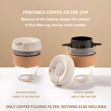 304 Stainless Steel Coffee Filter Reusable Cone Shaped Coffee Filter Durable
