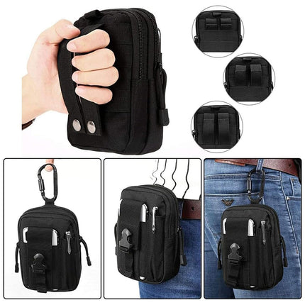 Outdoor Tactical Waist Bag Durable For Hiking Camping Travel Sports Use