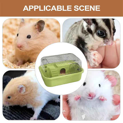 Hamster Cage Plastic Acrylic Ventilated Double Level 35 x 25 x 18.5cm 4 Colours