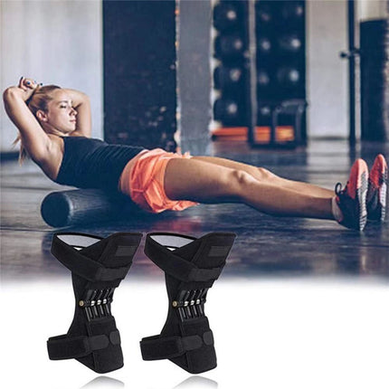 Adjustable Knee Support Booster Brace for Lifting Squatting Hiking and Sports