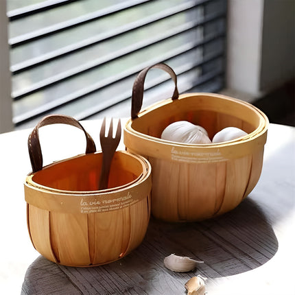Imitation Rattan Woven Storage Basket Shelf Organizer Wash Rack for Home Decor