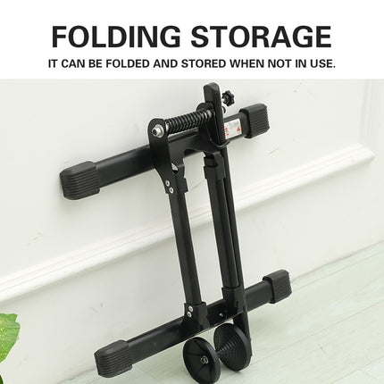 Single Pole Fold Bike Parking Rack Portable Floor Stand