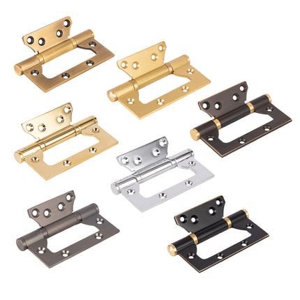 Copper Hinge 3.5mm Concealed Bearing Hinge Stealth Free Door Cabinet Hardware