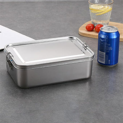 Stainless Steel Lunch Box Food Grade Portable Leakproof Durable Container
