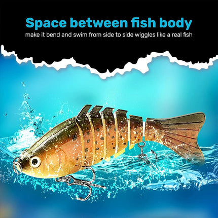 5PCS Faux Lure Set Fish Hard Fake Bait Fishing Lures Artificial Bait Tackle Gear