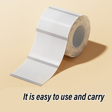 Transparent Thermal Label Printer Paper Roll Self Adhesive 220pcs Per Roll