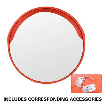 80cm Outdoor Convex Traffic Mirror Wide Angle Blind Spot Driveway Warehouse
