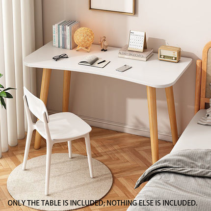 Rectangular Writing Desk 120cm White or Khaki for Home Office Study Laptop Use