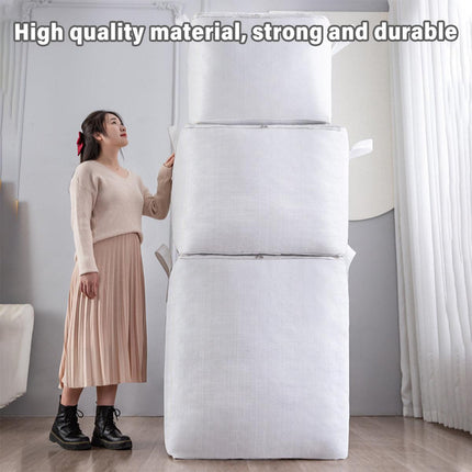 Large Capacity Moving Bag Packing Quilt Storage Luggage Clothing Organizer Tote