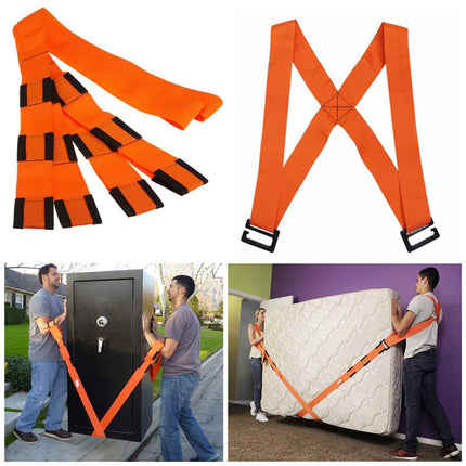 8 Pieces Household Portable Moving Straps Adjustable For Carrying Furniture