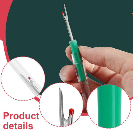 20 PCS Seam Ripper With Safety Lid Sewing Stitch Cutter Embroidery Craft Durable