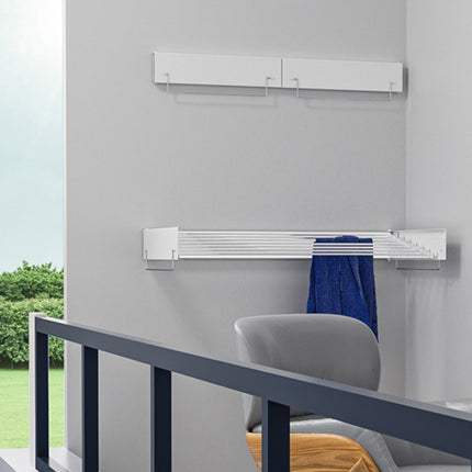 Invisible Wall Mounted Indoor Foldable Clothes Drying Rack Space Saving Home