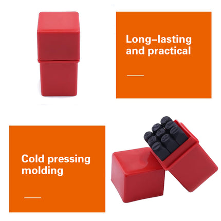 Punch Stamp Set 4MM Steel Letter Number Stamping Tool Kit For Metal Leather Wood