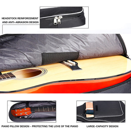 Thickened Guitar Bag Backpack Instrument Case Music Gear Acoustic Guitar Cover