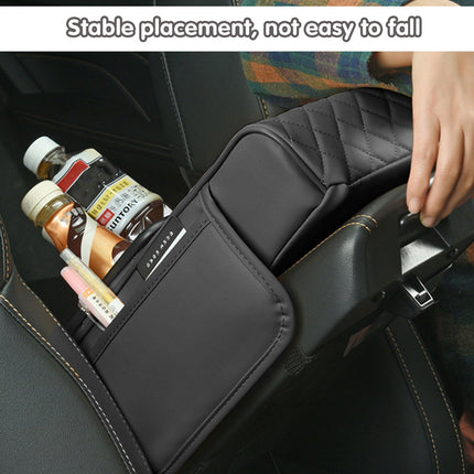 Car Armrest Pad Central Console Storage Box Lift Cushion Rest Support Organizer