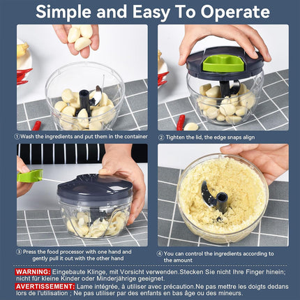 Garlic Press Chopper Slicer Hand Presser Grinder Crusher Home Kitchen Tools Use