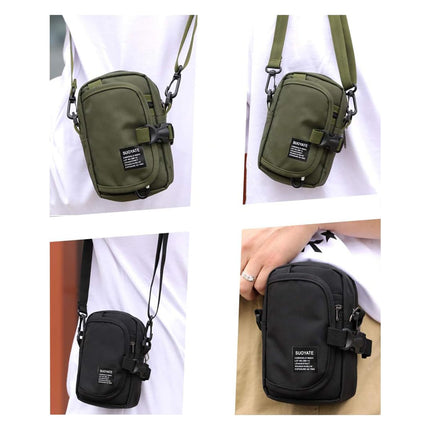 Multi Functional Shoulder Crossbody Bag Coin Purse Water Resistant Daily Use