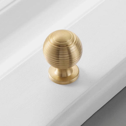 Round Ball Cabinet Handle Single Hole Modern Pull for Drawer Wardrobe Cupboard