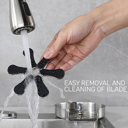Stainless Steel Auto Glass Rinser Bottle Washer Coffee Cup Kitchen Sink Bar Tool