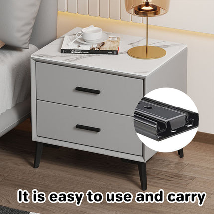 Bedside Cabinet Unit Modern Style Small Storage Cupboard for Bedroom Home