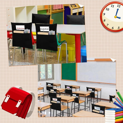 Chair Back Hanging Bags Offers Organizer Hanging Pocket Storage Bag for Student