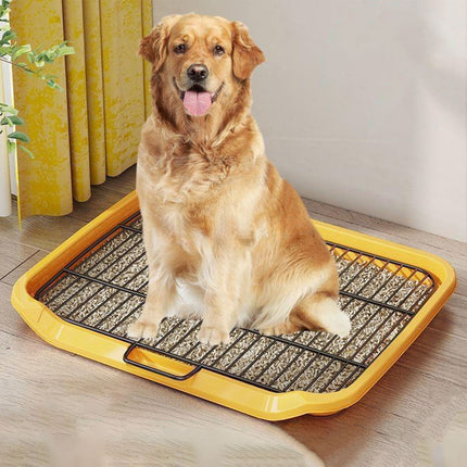 Pet Training Pad Dog Potty Toilet Large Size Portable With Tray Mat For Indoor