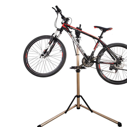Foldable Aluminium Bike Repair Stand Champagne Gold