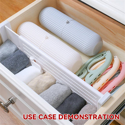 Adjustable Drawer Dividers 6 Pack White 27 to 47cm