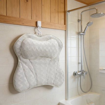 Butterfly Mesh Bath Pillow with 6 Suction Cups