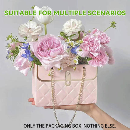 Quilted Handbag Gift Bags Chain Handle 3 Pack