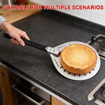 Perforated Round Pizza Turning Peel 7 8 9 Inch