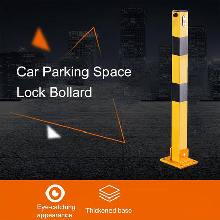 Foldable Residential Driveway Parking Post Lock Galvanised