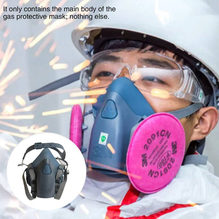 Reusable Half Face Respirator Mask Silicone Medium Painting Spray Dust