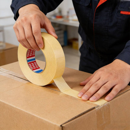 Crepe Paper Masking Tape Curve Paint Hand Tearable No Residue 2.5cm x 50m