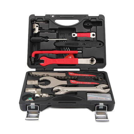 Bike Hand Bicycle Repair Tool Kit YC 728 in Case