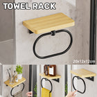 Towel Rack for Bathroom Shower Wall Mounted Rustproof Space Saving Durable
