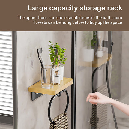 Towel Rack for Bathroom Shower Wall Mounted Rustproof Space Saving Durable