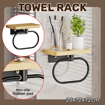 Towel Rack for Bathroom Shower Wall Mounted Rustproof Space Saving Durable