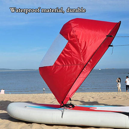 Portable Boat Sail Kayak Sail Folding Nautical Sailing Accessory Water Sports