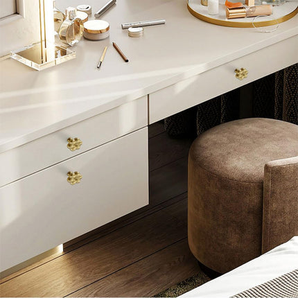 Brass Cabinet Handle Bucolic Style Creative Pull for Wardrobe Drawer Cupboard