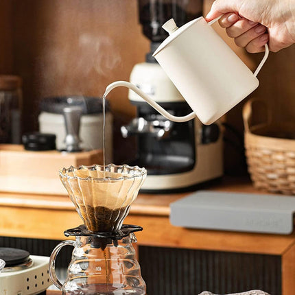 Hand Drip Coffee Pot Stainless Steel Fine Spout Hanging Ear Filter Cup Kettle