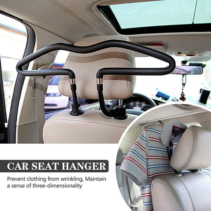 Car Clothes Rack Back Seat Hanger Bar Vehicle Garment Holder Travel Storage Rod